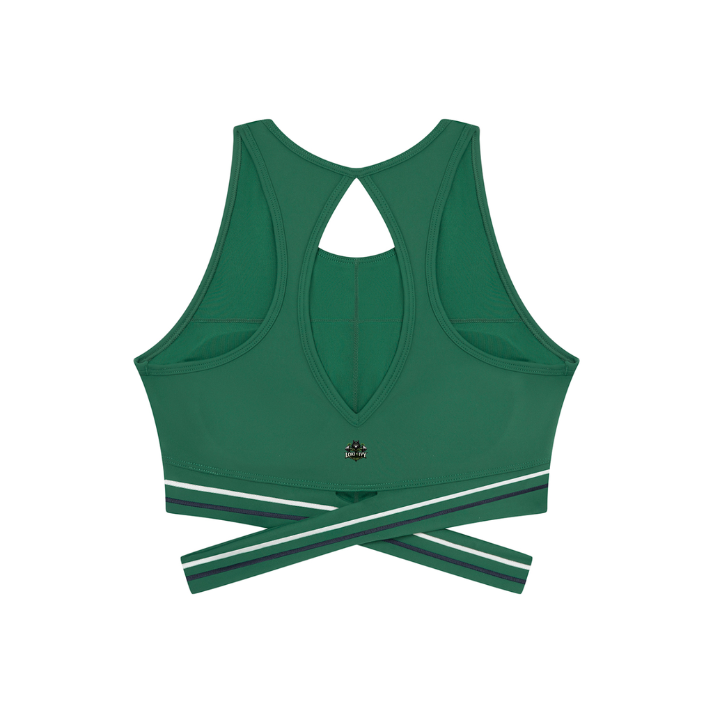 Loki & Ivy Women’s Criss-Cross Band Sports Bra