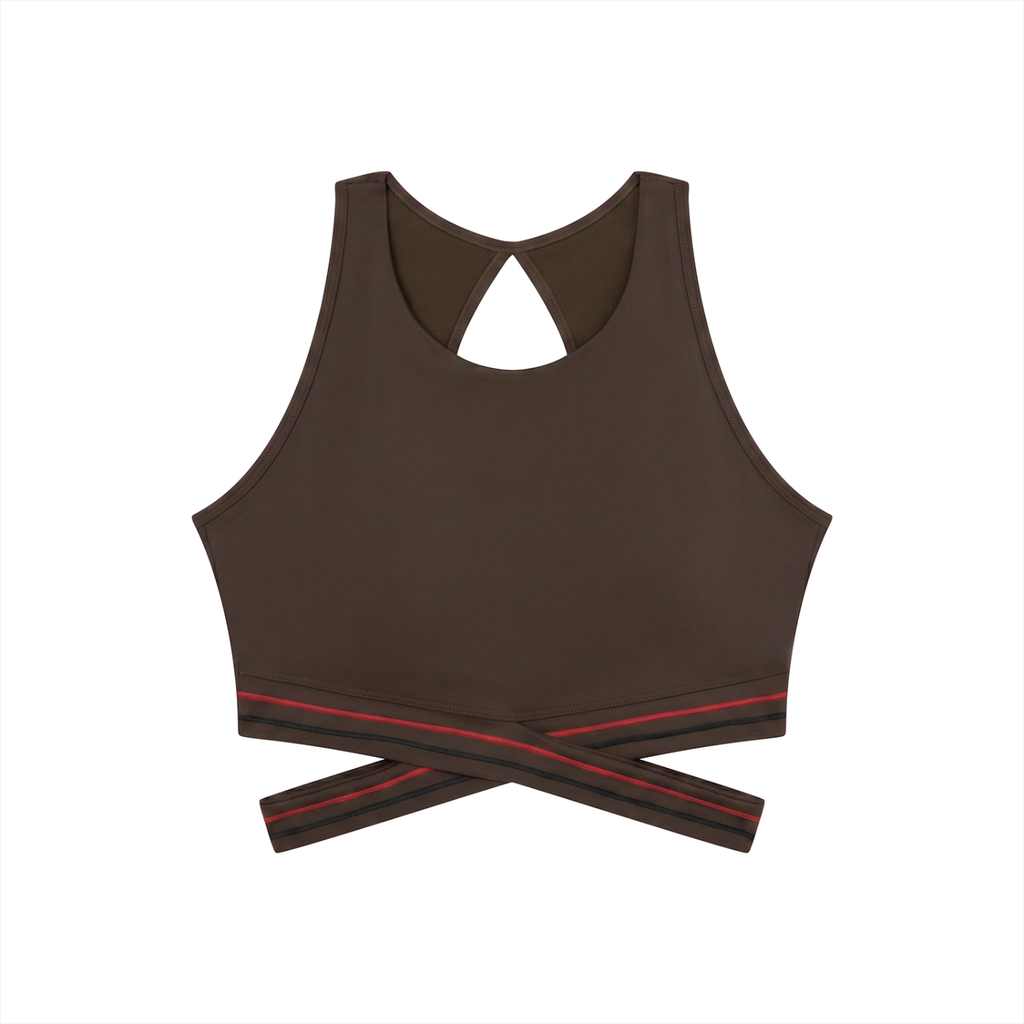 Loki & Ivy Women’s Criss-Cross Band Sports Bra