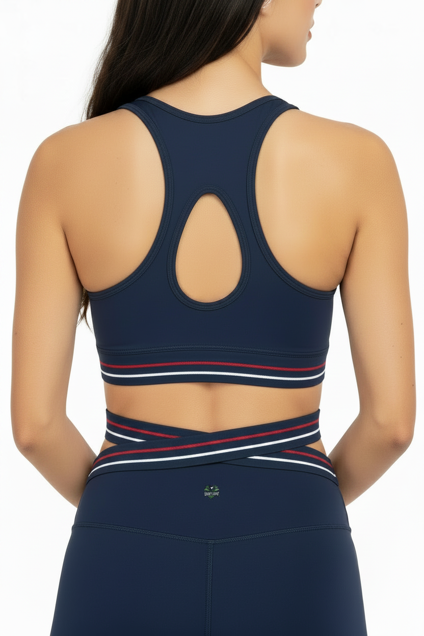 Loki & Ivy Women’s Criss-Cross Band Sports Bra